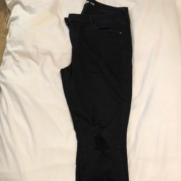 Black Midrise Old Navy Denim - Picture 2 of 4